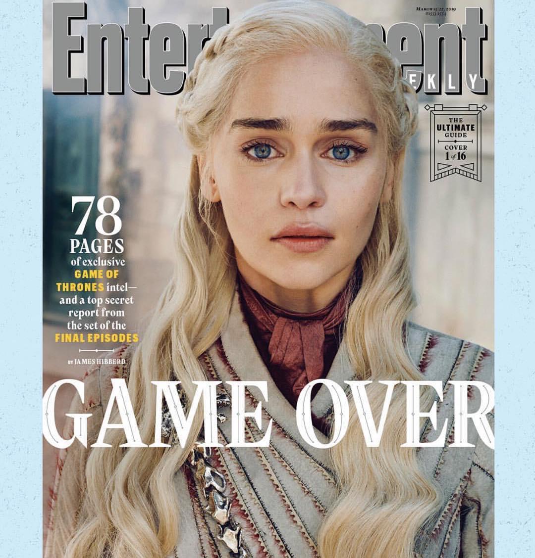 Герои финального сезона «Игры престолов» на обложке Entertainment Weekly