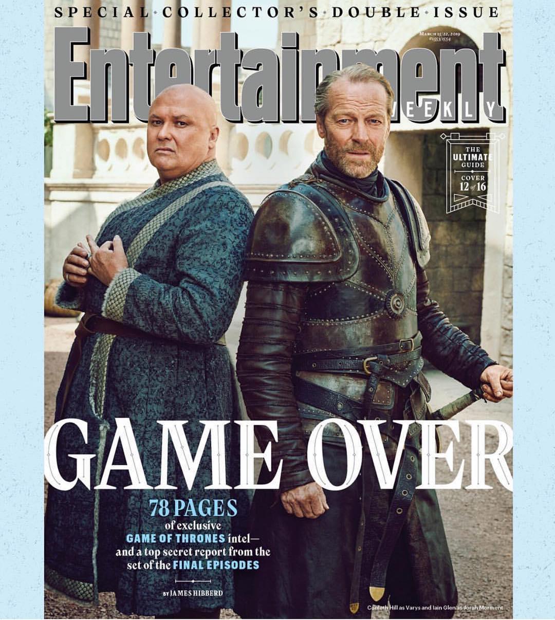 Герои финального сезона «Игры престолов» на обложке Entertainment Weekly